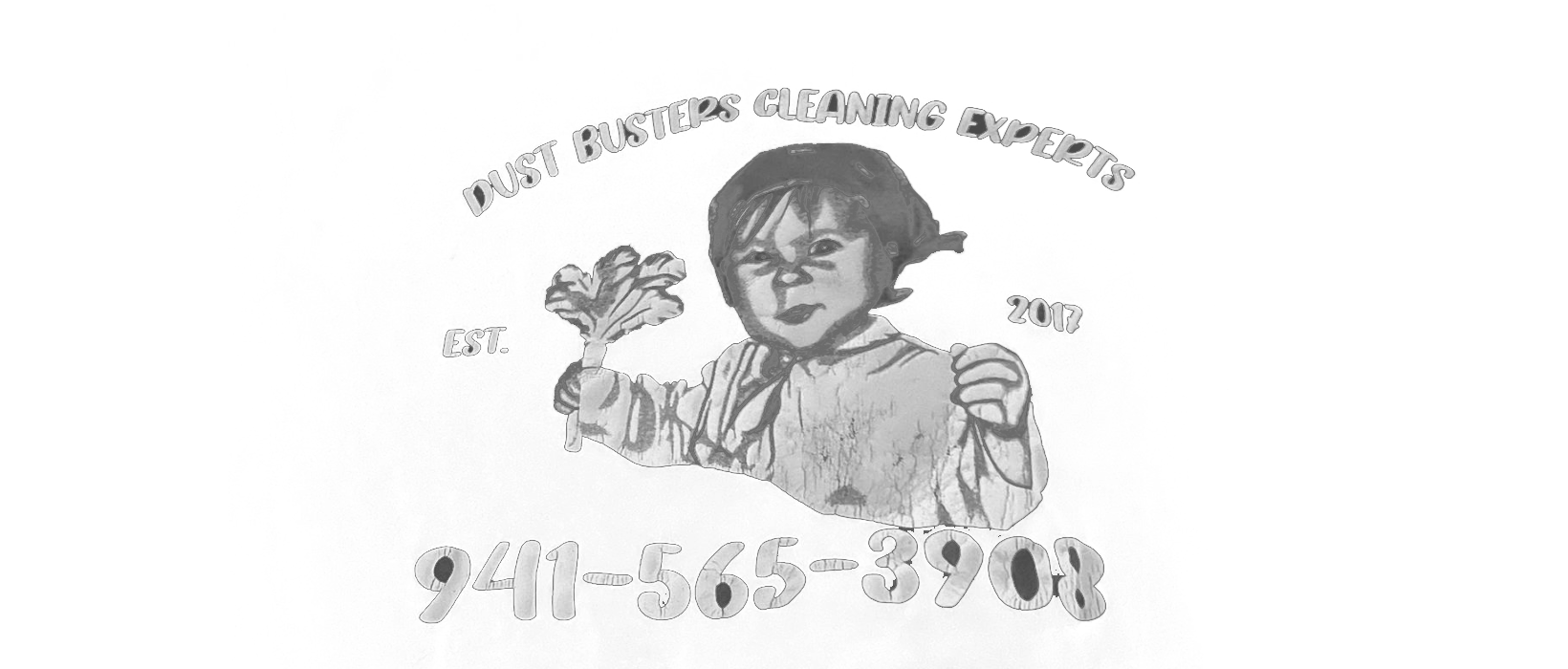 Logotipo Dust Busters Cleaning Experts sin fondo LLC